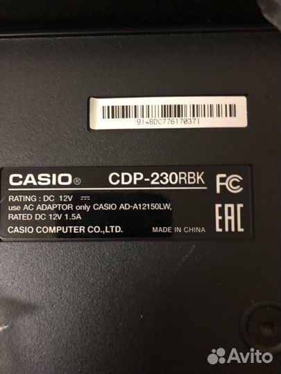 Цифровое пианино casio