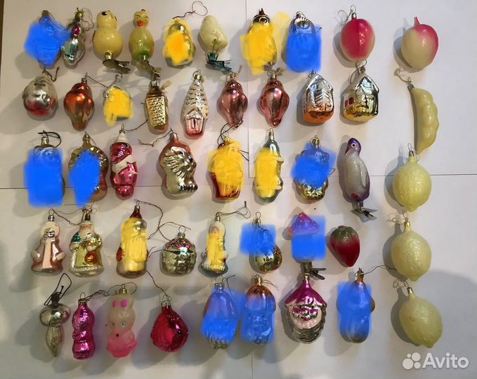 Елочные игрушки СССР