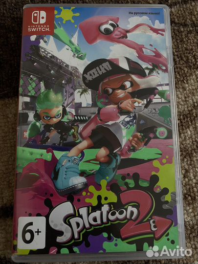 Игра Nintendo switch splatoon 2