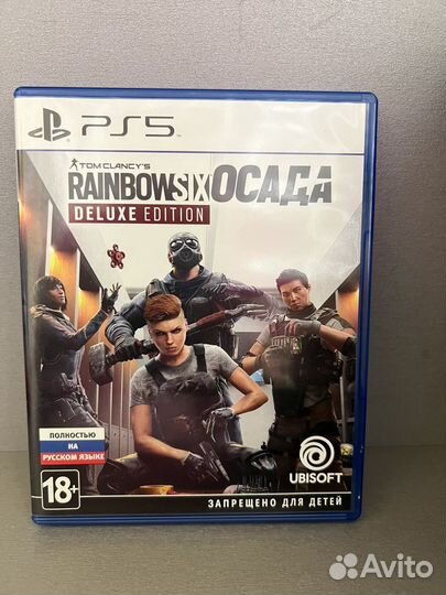 Диск ps5 Tom Clancy's Rainbow Six Siege