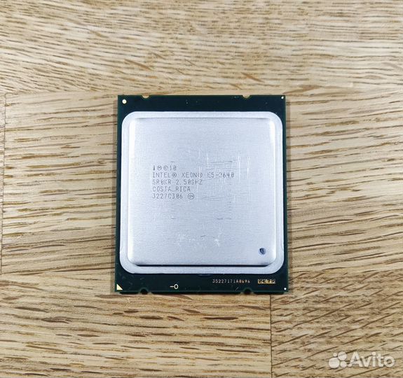 Процессор Intel Xeon E5-2640 LGA2011 6 ядер