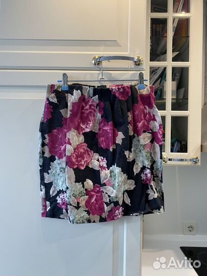 Мини юбка трикотаж М