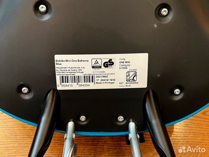 Велокресло Bobike One Mini переднее, новое