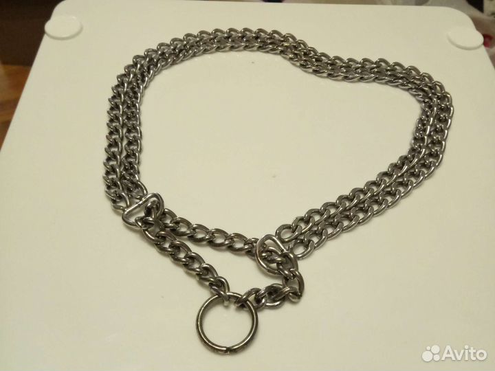 Ошейник цепочка 2х рядный