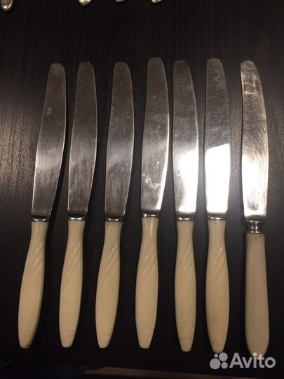 Ножи и ложки столовые СССР нержавейка