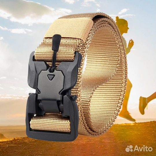 Тактический ремень с магнитной пряжкой 