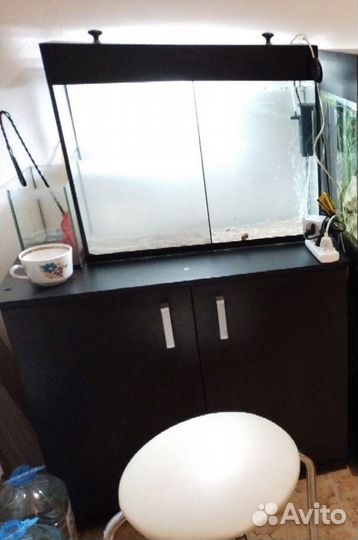 Аквариум двухсекционный 60л с тумбой