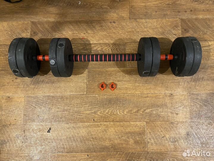Набор штанга гантели