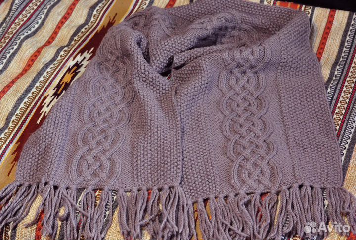 Палантин Ирландской вязки