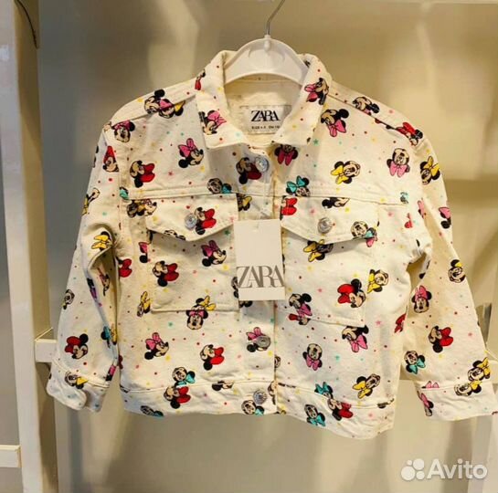 Джинсовая куртка для девочки 86-140р zara