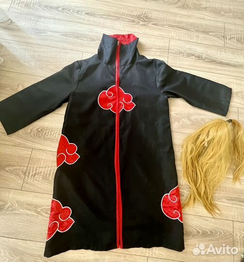 Плащ/мантия, парик Наруто Акацуки Косплей