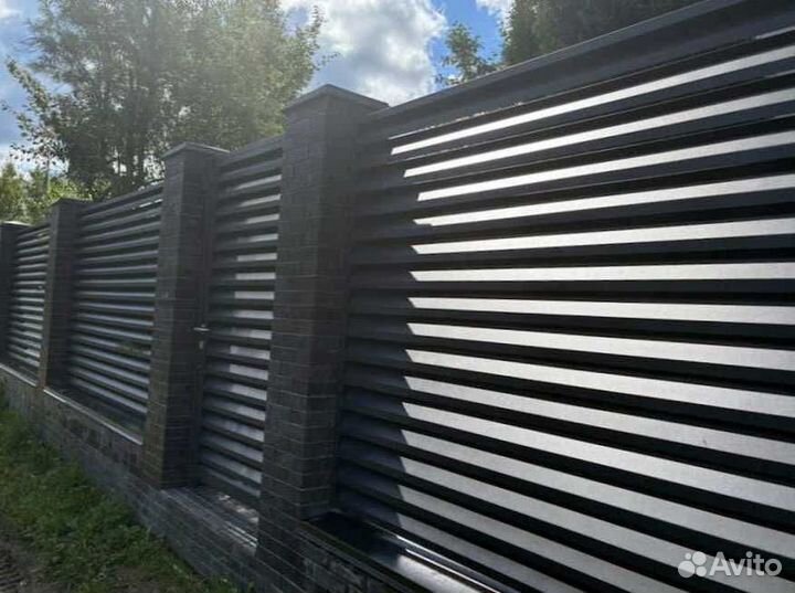 Забор жалюзи