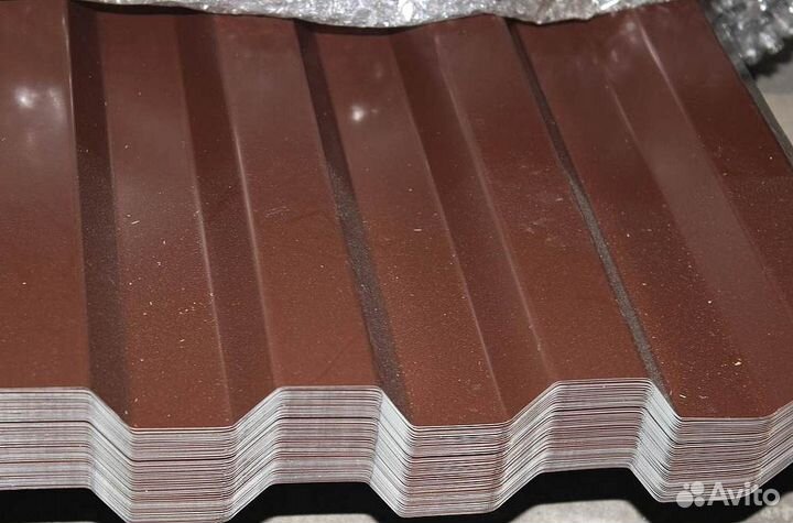 Профнастил мп20 коричневый
