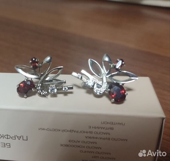 Серьги серебро