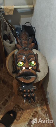 Идол, маска, на стену, с подсветкой