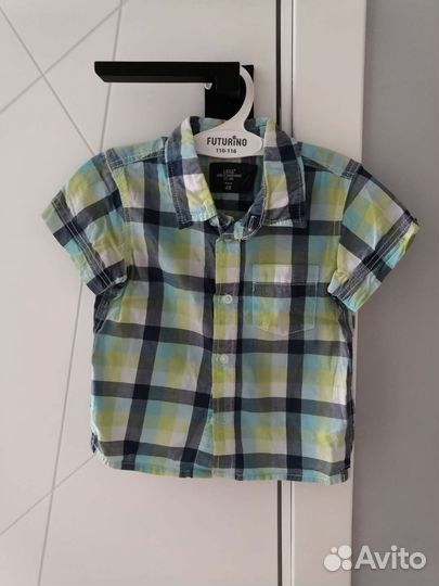 Рубашки брендовые малышу next h&m 68 80