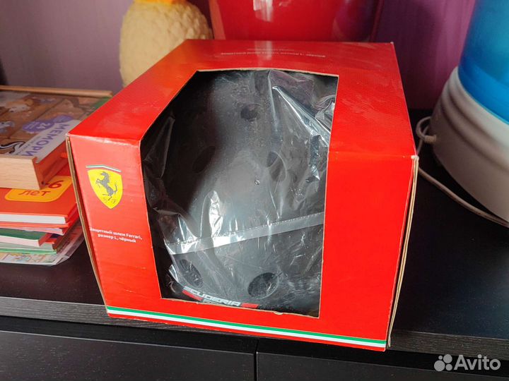 Шлем Ferrari L велосипед самокат скутер