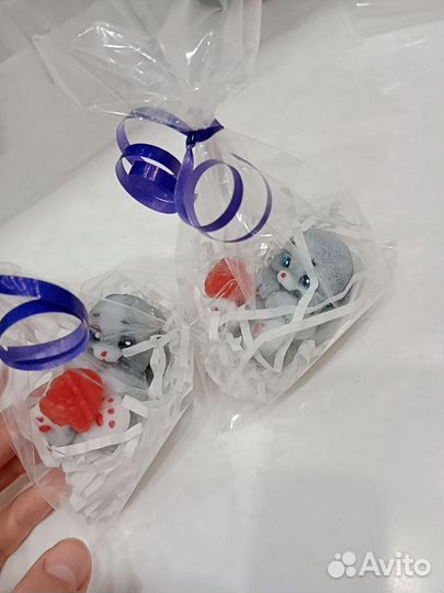 Пасхальный зайчик-кролик из мыла