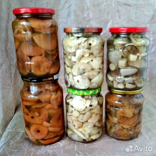 Грибы соленые и маринованные