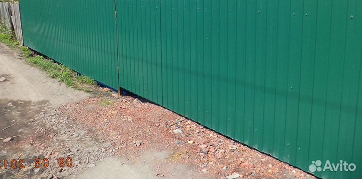 Забор из профнастила