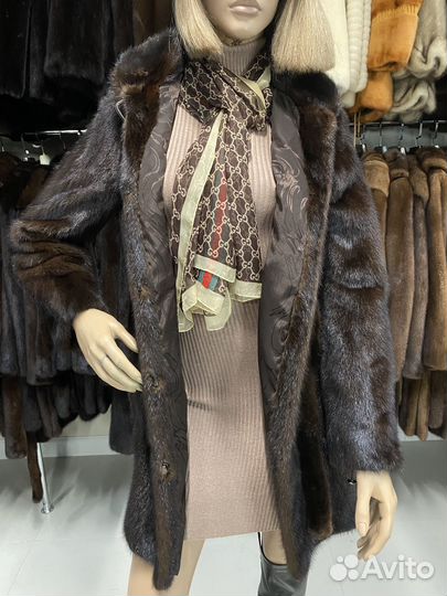 Стильный полушубок из норки 40-42 р