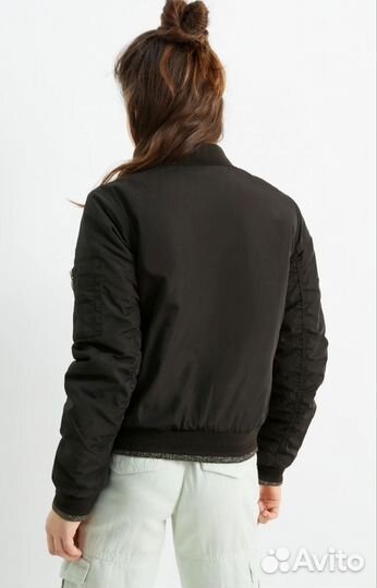 Куртка бомбер для девочки 146 C&A