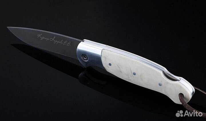 Складной нож Ворон, сталь Х12мф, рукоять накладки