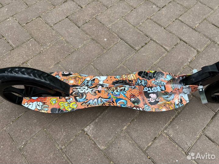 Самокат двухколесный, подростковый, складной