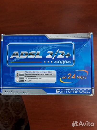 Модем adsl 2/2+ Интеркросс