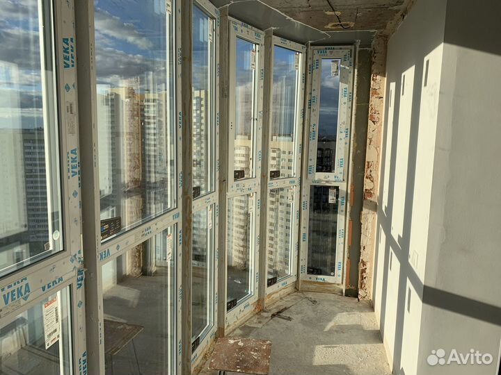 Замена холодного фасадного остекления на теплое