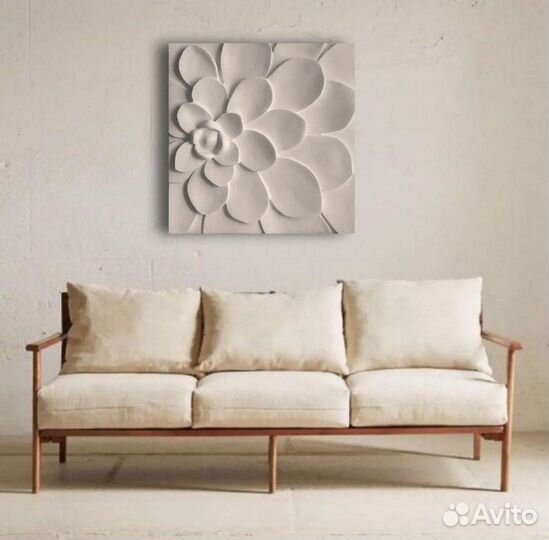 Гипсовое панно барельеф