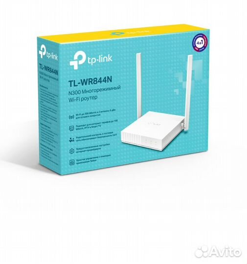 Wi-Fi роутер TP-link TL-WR 844N 300Мбит/с