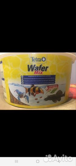 Корм для рыбок TetraMin Flakes,Wafer mix