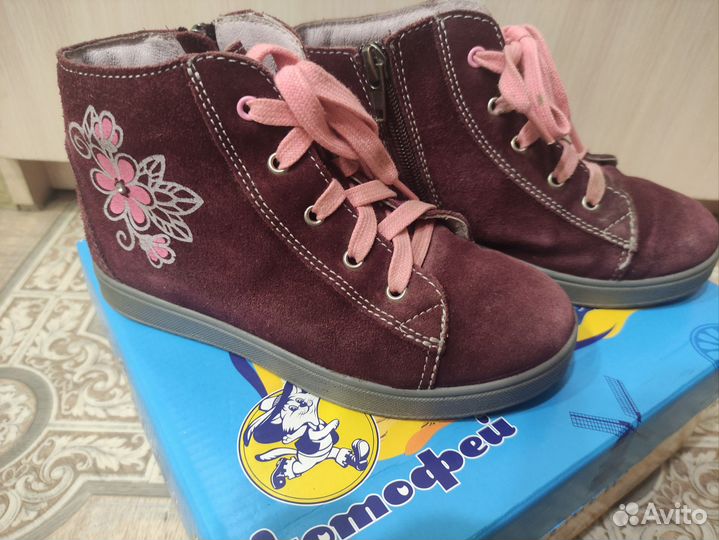 Ботинки для девочки Котофей 29 размер