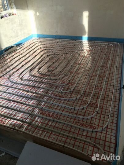 Монтаж теплого пола 