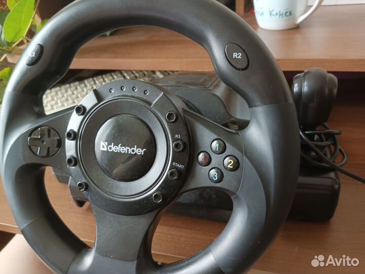 Игровой руль defender forsage drift gt