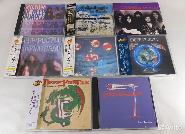 Cd диски Deep Purple (Япония, UK, USA)