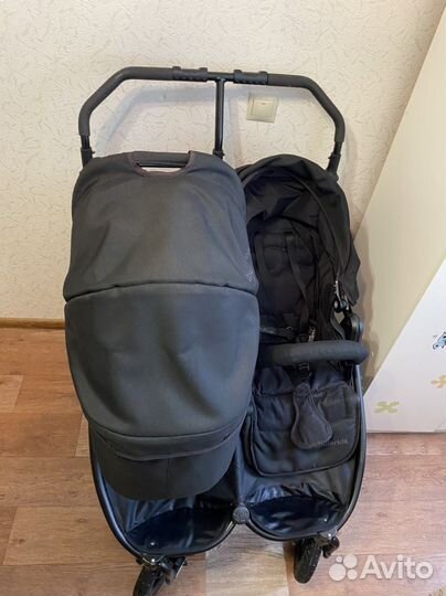 Коляска bumbleride indie twin/matte black