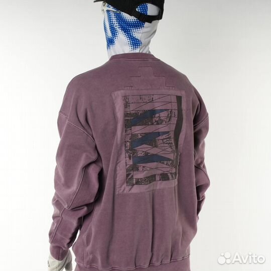 Свитшот cav empt бордовый