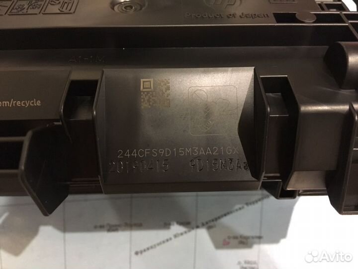 Оригинальный картридж HP CF244A новый