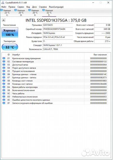 SSD intel Optane P4800X