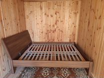 Кровать двухспальная IKEA 180/ 200 деревянная
