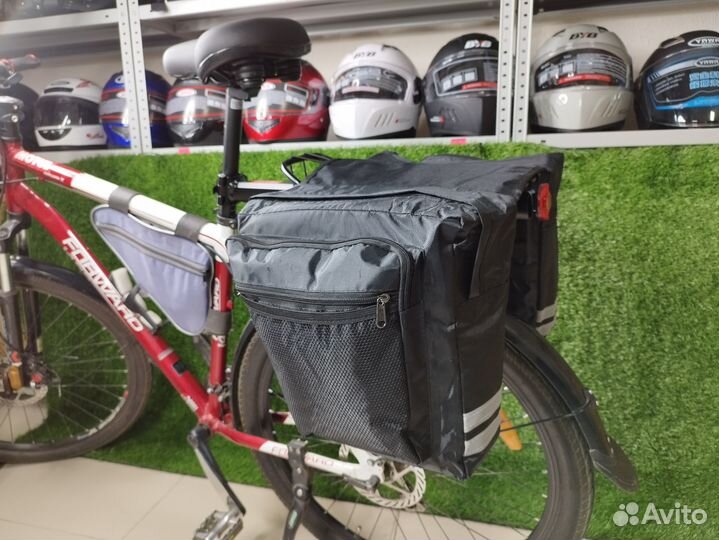 Велосумка на багажник. Новая. Цвет черный