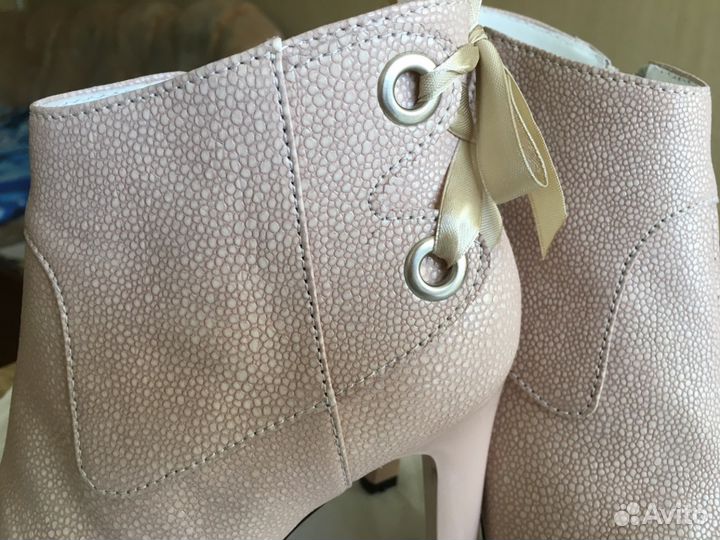 Ботильоны натур. кожа