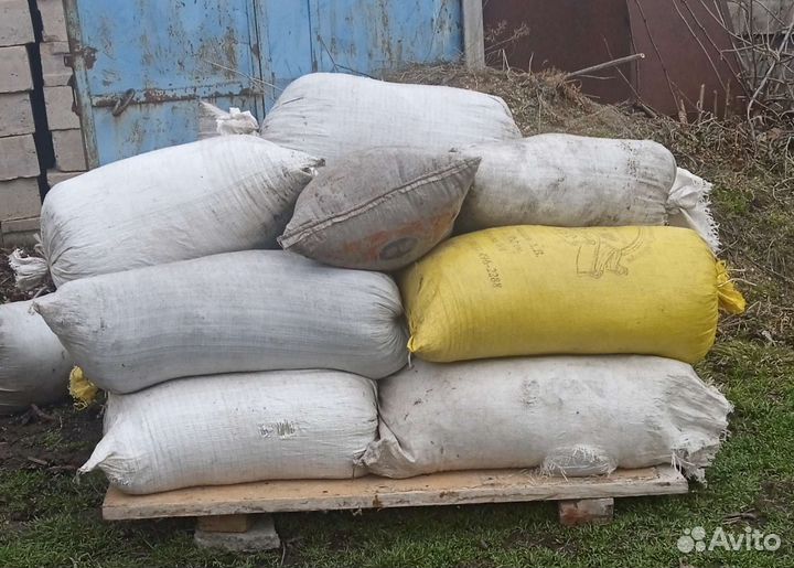 Перегной в мешках