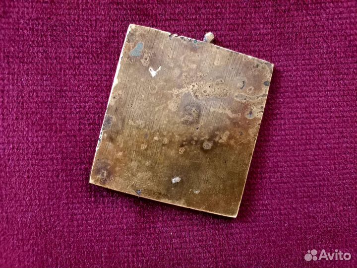 Иконка плашка Воскресенье Христово эмаль