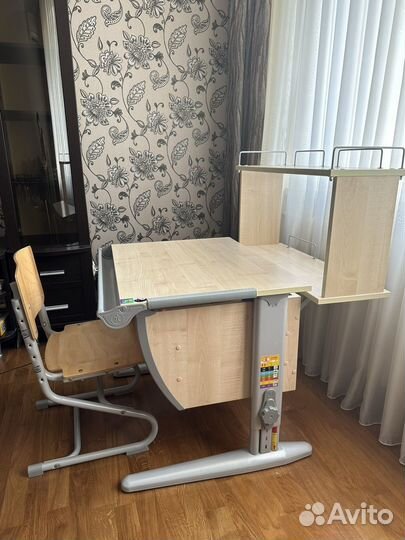 Растущая парта и стул дэми