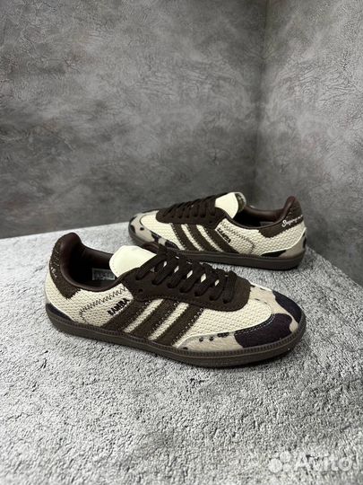 Кроссовки adidas samba OG notitle COW print