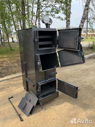 Твердотопливный котел длительного горения