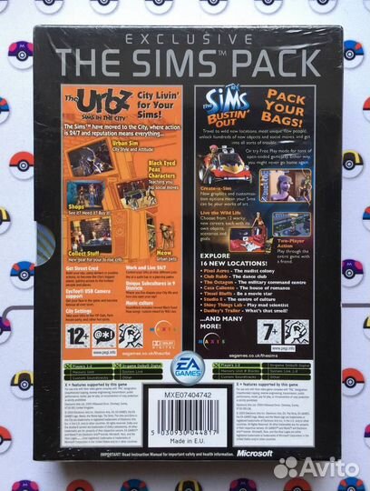 The Sims + The Urbz Limited Edition Xbox Original